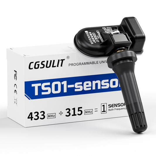 CGSULIT TS01 Universal Programmable TPMS Sensor Rubber Valve