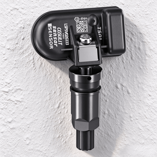 CGSULIT TS01 Universal Programmable TPMS Sensor Black Alloy Valve