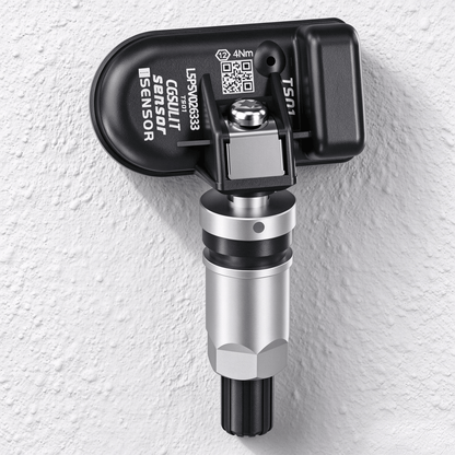 (FREE Installation) CGSULIT TS01 Universal Programmable TPMS Sensor Silver Alloy Valve